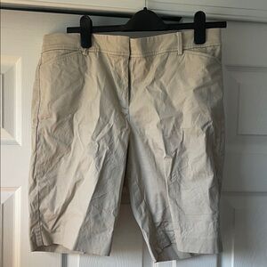 Talbots Beige Knee-Length Shorts
